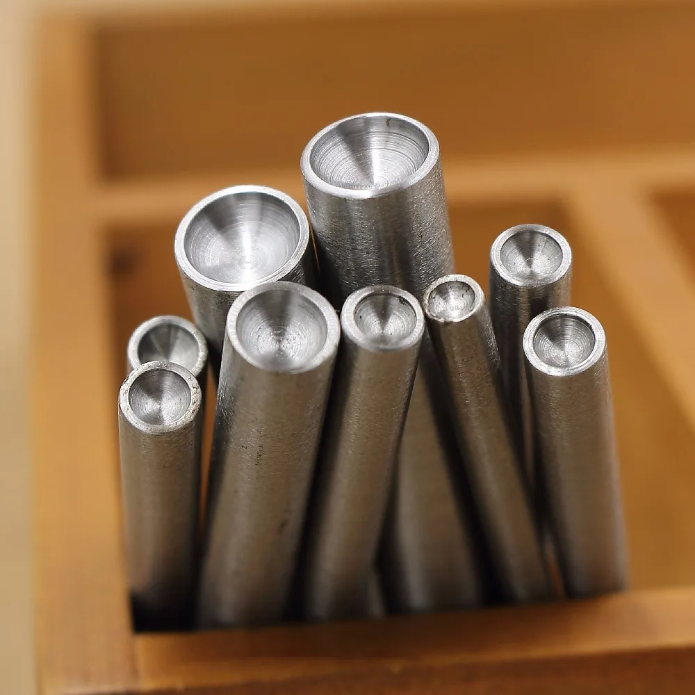 

Handmade DIY leather tools cowhide leather mushroom rivet round rivet punch 3mm - 15mm