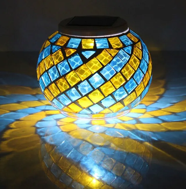 Traditional Handmade Design LED solar night light broad spectrum Table
