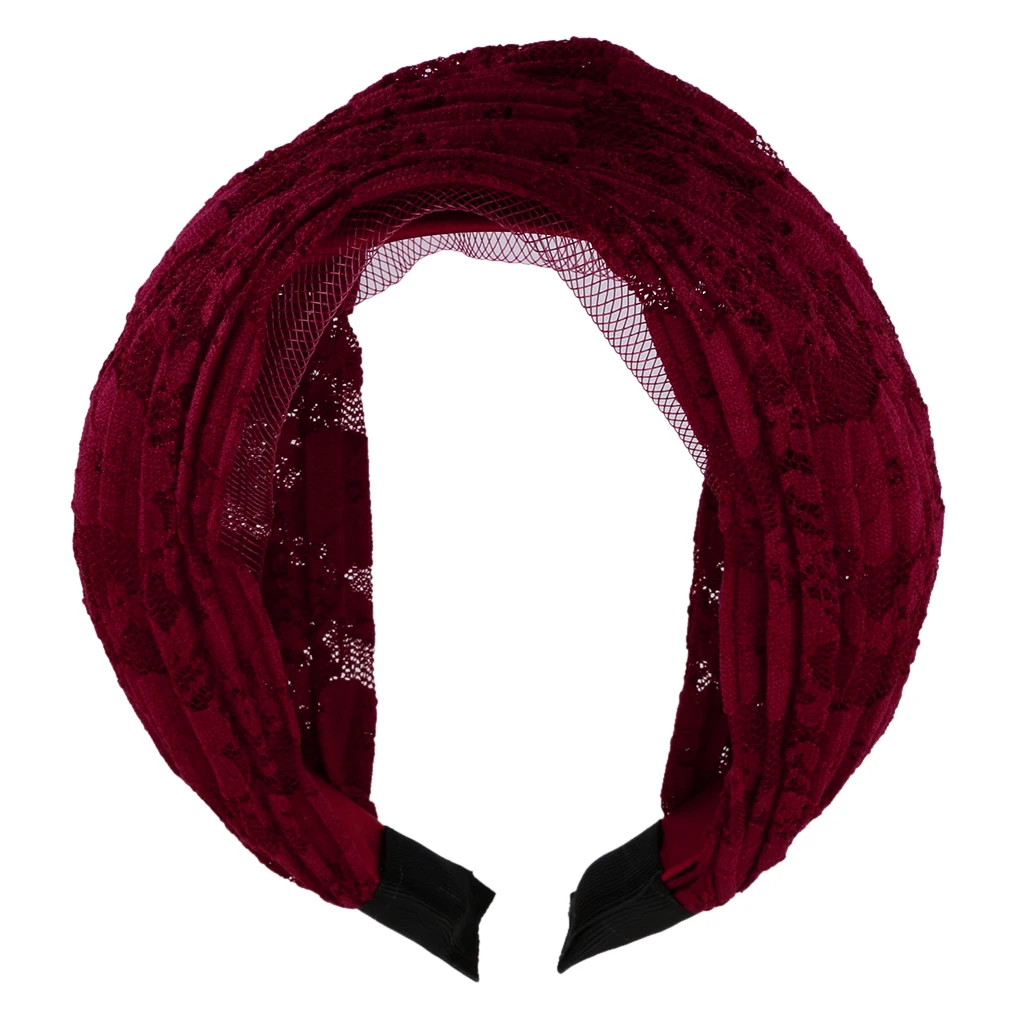 

5pcs Lace Solid Women Headbands Hair Accessories Head Band Fashion Headwear 4CM Wide Plastic Hairbands For Woman Hair Accessory