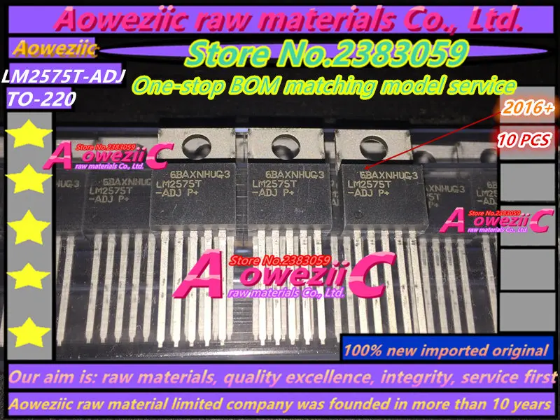 

Aoweziic 2016+ 100% new imported original LM2575T-ADJ LM2575T LM2575 TO220-5 Switched voltage regulator 1A