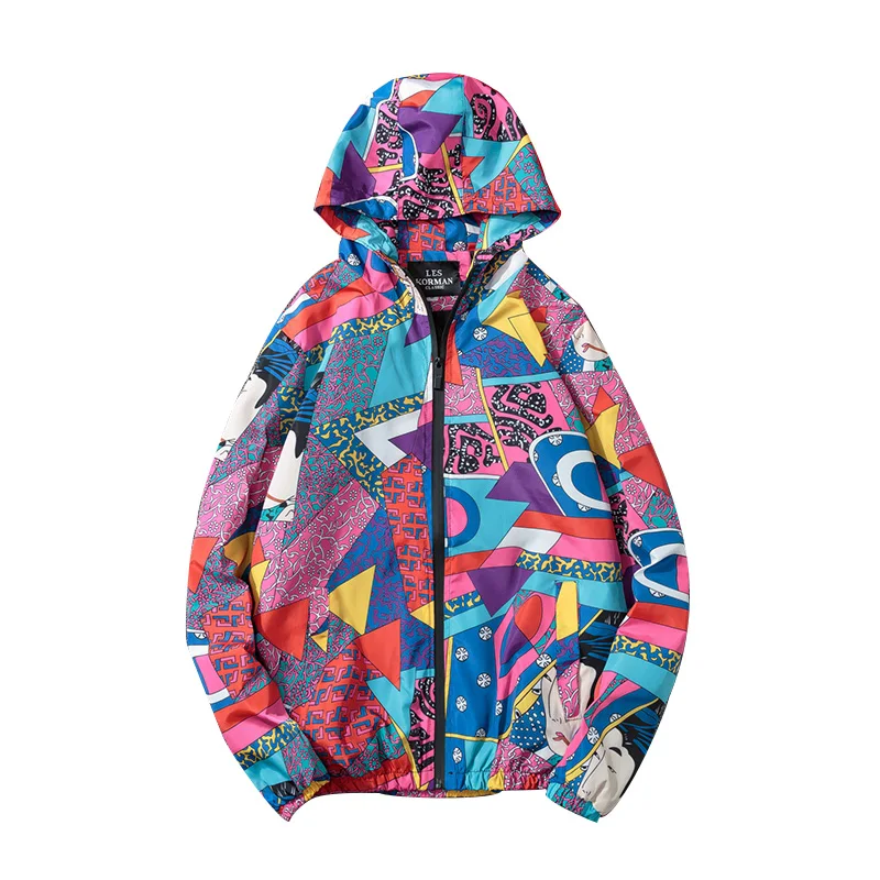 

KUYOMENS Jacket Men Autumn Jackets With Hood Windbreaker Fashion Hip Hop Brand Clothing Women Men Veste Homme Plus Size