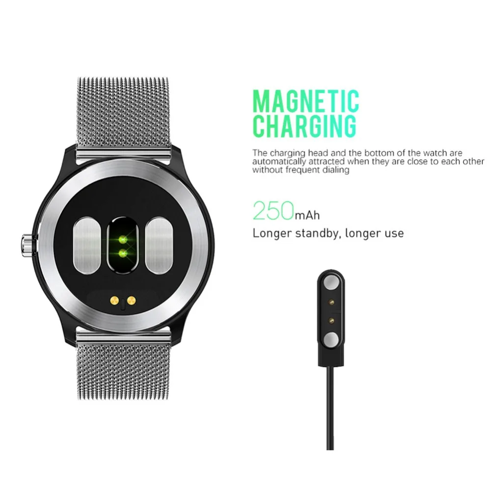 N58 измерение показателей ЭКГ PPG Смарт-часы Для мужчин монитор сердечного ритма устройство слежения за кровяным давлением Smartwatch Фитнес