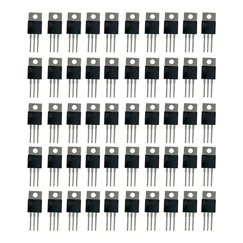 50 шт. LM7805 L7805 7805 220 Регулятор напряжения IC новый|Регуляторы напряж./стабилизаторы| |