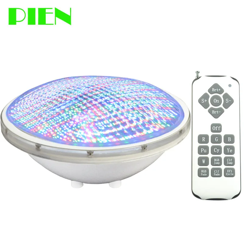 Luces subacuáticas IP68 llevó Piscina Par56 Piscina RGB luz 12 V fuente bombilla 24 W con Wireless 18 clave envío libre del telecontrol Luces subacuáticas IP68 llevó Piscina Par56 Piscina RGB luz 12 V fuente bombilla 24 W con Wireless 18 clave envío libre del telecontrol