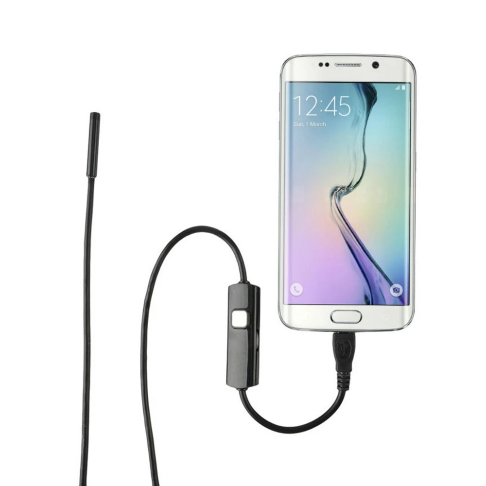 1.3 백만 화소 안드로이드 휴대 전화 usb 5.5mm mirco 내시경 6 led ip67 방수 미니 내시경 검사 카메라