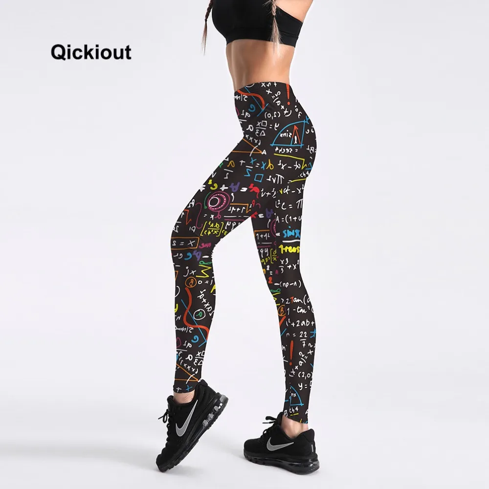 

Qickitout Leggings fitness legging womens push up leggings letter styles winter pants women Black transparent leggings