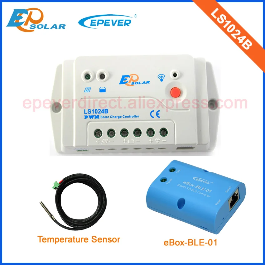 

LS1024B PWM with bluetooth function Solar battery charger controller temperature sensor 10A 10amp
