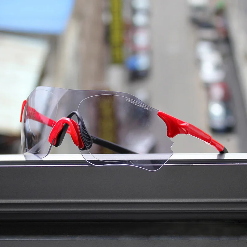 Фотохроматические велосипедные очки с регулируемыми линзами, солнечные очки для шоссейного велосипеда, женские уличные очки, спортивные велосипедные очки, аксессуары - Цвет: color  6