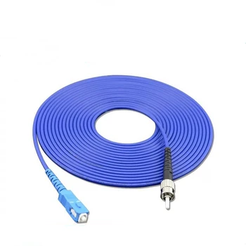 

5pcs/Lot SC/UPC to ST/UPC Duplex Single Mode Armored PVC Fiber Patch Cord