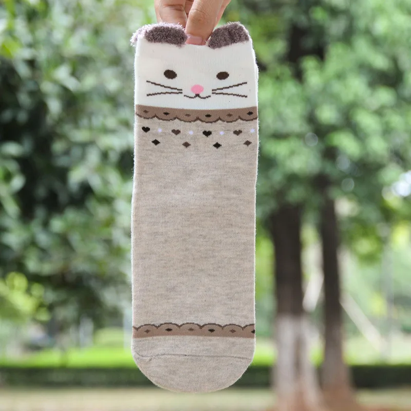Магазин Crazy Fly 2019 новый дизайн хлопковые носки для женщин милые животные товары для кошек интересные женские теплые носки смешной подарок