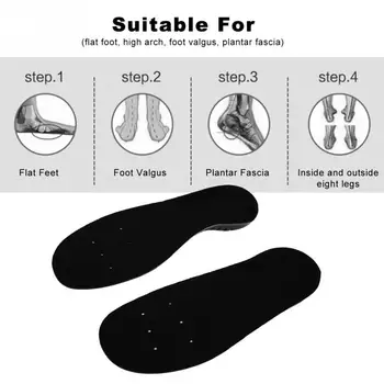 

5 Sizes Orthotic Foot Arch Support Cushion Shoe Inserts Corrective Insoles Pads