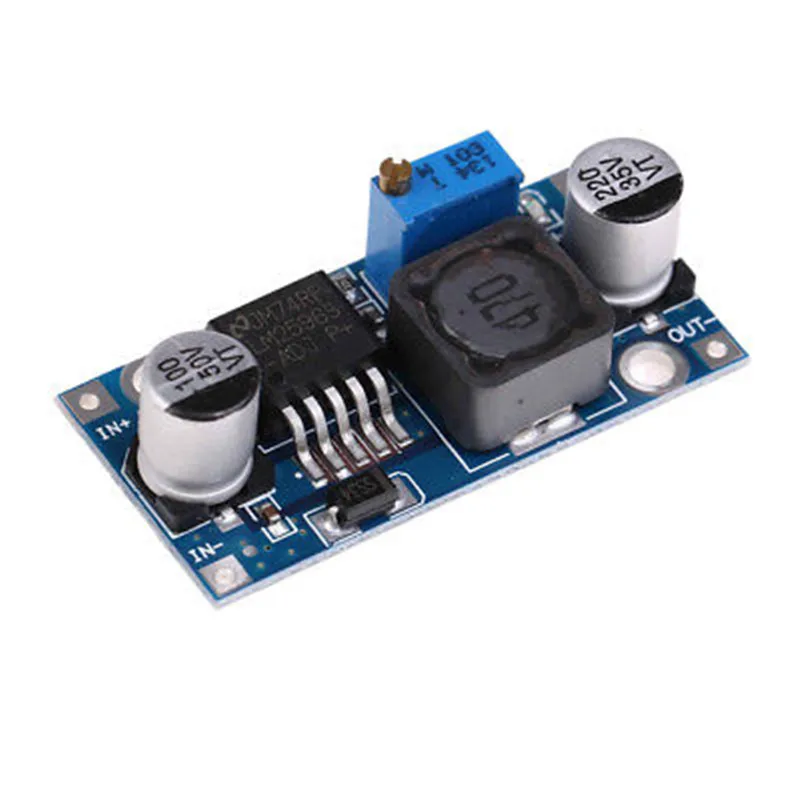 

LM2596S-ADJ DC-DC Adjustable Step-down Voltage Regulator Power Supply MODULE BOARD 3A Buck Converter LM2596 Mini Power Supply