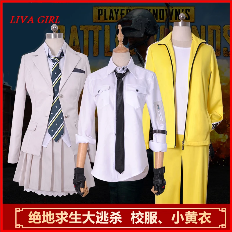 

Game PUBG Playerunknown's Battlegrounds Cosplay Costumes Hooded Jacket Cloak Middle Ages Trench High Quality Chicken Dinner