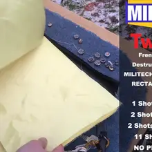 Тест видео-Militech NIJ IIIA 11x14 прямоугольной формы Aramid панель французский клиент разрушительное тестирование видео