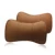 Cuero Reposacabezas Almohada Resto Del Cuello Almohada Cojín Del Asiento de Coche para Ford Mitsubishi Acura Mini Hyundai Volvo Jaguar con Logo