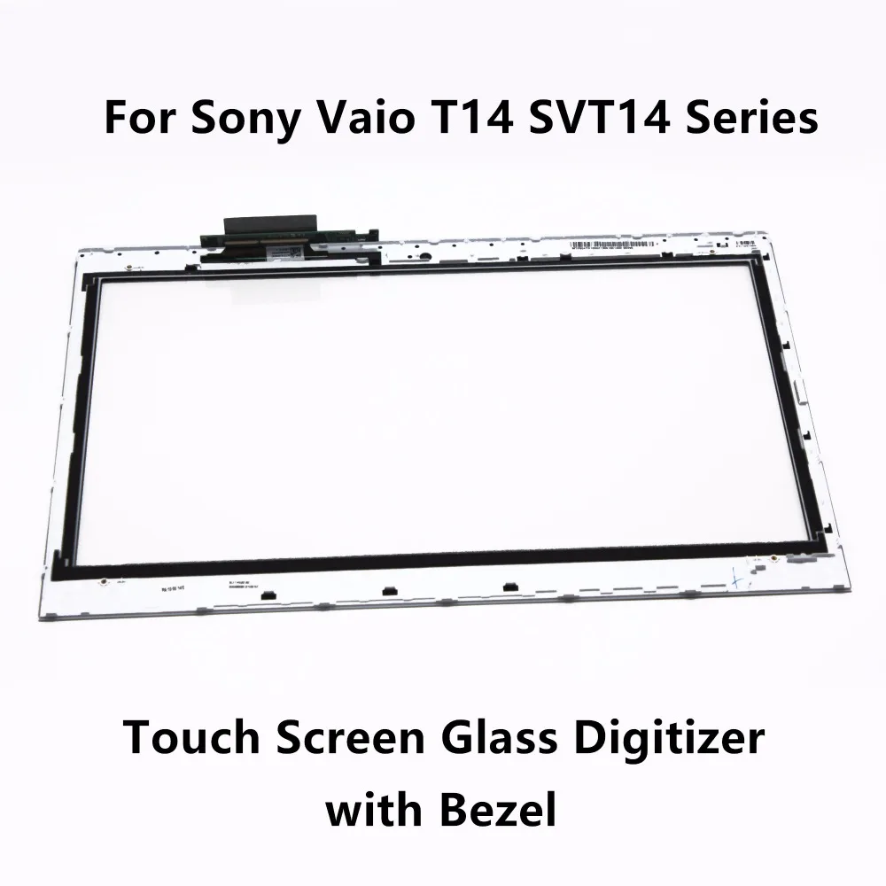 

New Touch Screen Panel Digitizer Sensor Lens Glass with Bezel For Sony Vaio T14 SVT14 Series SVT14115CLS SVT14126CXS SVT14118CCS
