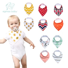 Egmaoaby/детский нагрудник; Новинка; водонепроницаемый слюнявчик; шарф с модным принтом; детское полотенце; мягкие хлопковые Слюнявчики; аксессуары
