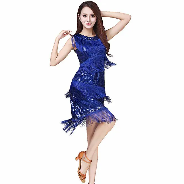 plus size latin dress