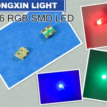 2000 шт. 1206 Общий Анод RGB SMD 1206 светодиодный шарик 3227 трехцветный RGB красный зеленый синий ультра яркий SMD светодиодный светодиод
