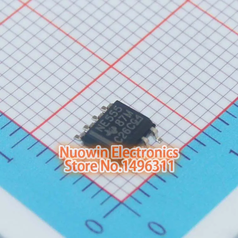 Ne555dr 100 шт. smd NE555DR 555 тип таймер/генератор (один) IC кГц 8 SOIC|smd 555|555 timeric types |