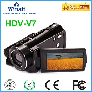 

Super wireless digital video camera HDV-V7 24mp full hd 1080p DIS 10s self-timer USB2.0/TV output professional digital camcorder