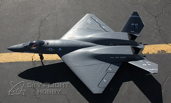 Модель Lx Skyflight хобби, Радиоуправляемый EDF Jet YF-23 YF23 Твин 70 мм PNP обновление