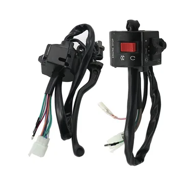 

Left and right Clutch Lever Brake Switch Handle Grip Switch For Suzuki 125cc 125 cc GN GS 125 GN125 GS125 Handlebar Switch lever