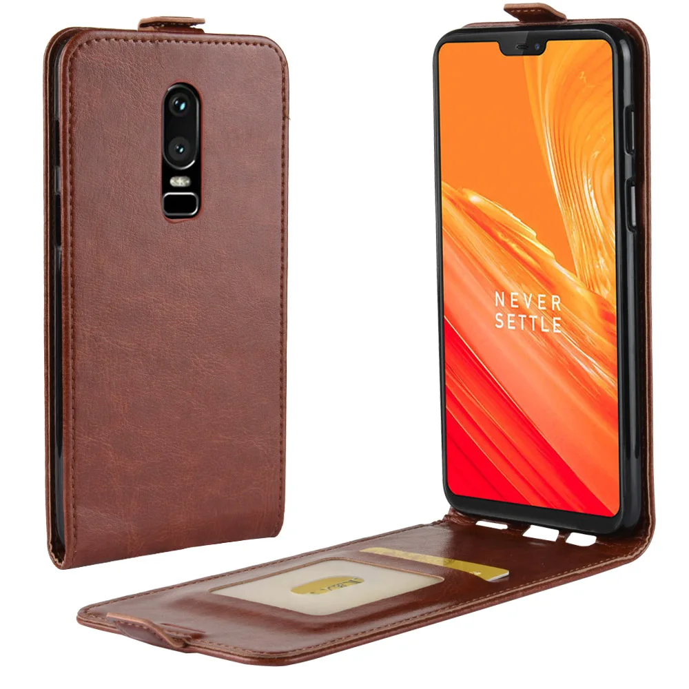

Up and Down Flip PU Leather Case for OnePlus 5 Retro Back Cover Coque Fundas Case for OnePlus 5T Phone Bags Covers