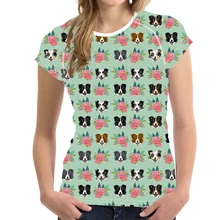 Шумный Дизайн S 3D Kawaii Собаки Бордер-колли принт Для женщин футболки бренда Дизайн женские летние футболки Летний Стиль Новая мода