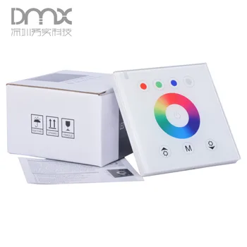 

Mokungit DIY home lighting NEW RGB LED Touch switch Panel Controller led dimmer for DC12V LED strip lights Black White Shell