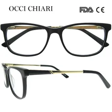 OCCI CHIARI Ретро мода ацетат женские оптические очки для глаз полная оправа прозрачная близорукость очки W-CANNI