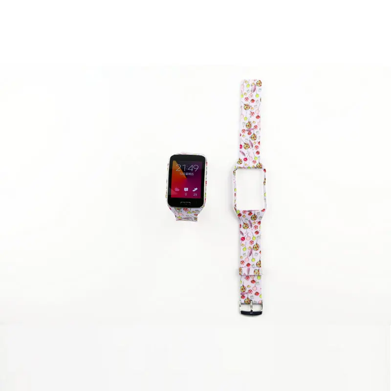 Цветной термополиуретановый ремешок для наручных часов Odog Samsung Galaxy Gear S R750 смарт