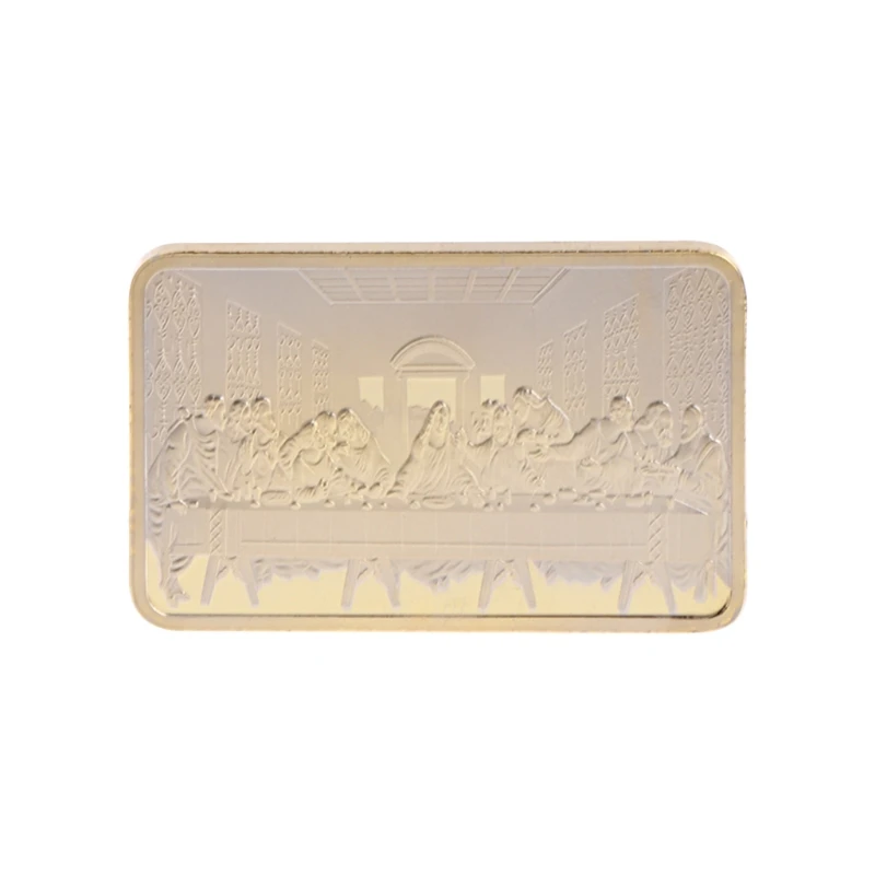 

Commemorative Coin Square Jesus Dinner Bitcoin Collection Art BTC Alloy Souvenir