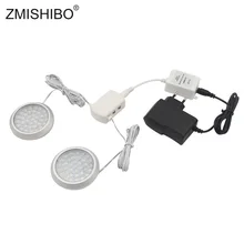 ZMISHIBO 100-240 в 3 Вт затемняемый потолочный точечный беспроводной Радиочастотный пульт дистанционного управления круглый светильник под шкаф для кухонной мебели