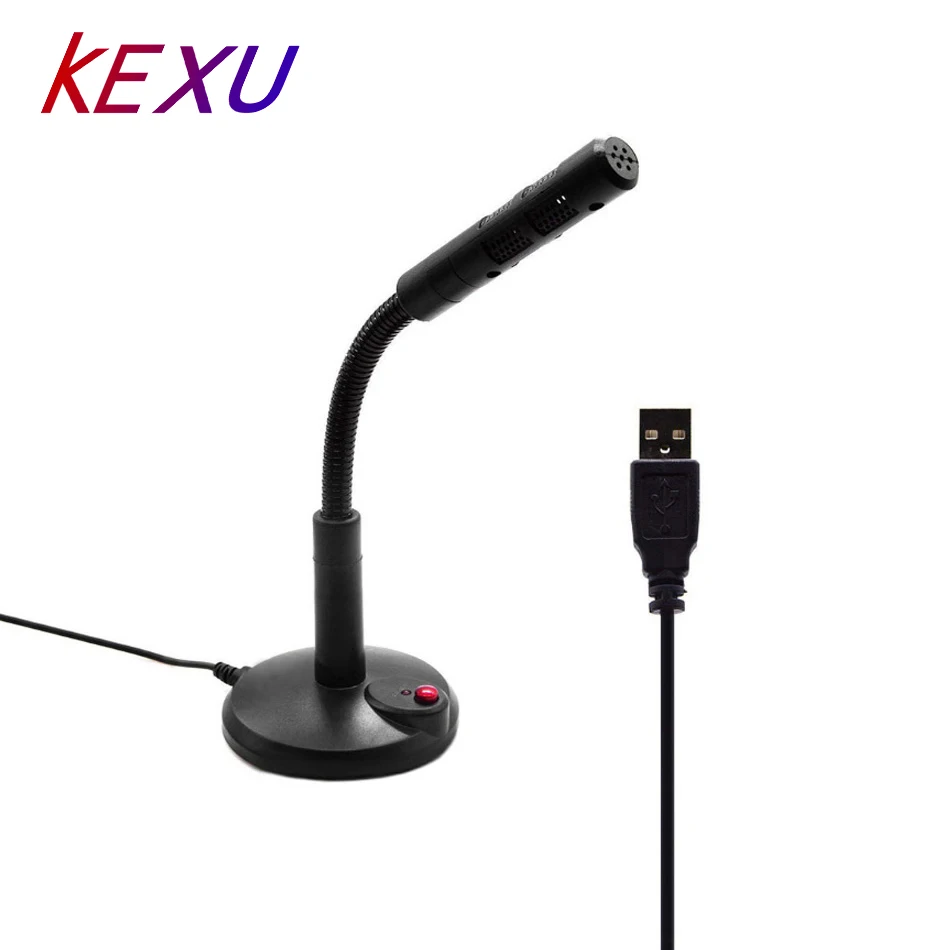 KEXU голосовая запись пение студия ПК USB караоке микрофон для компьютера Vol