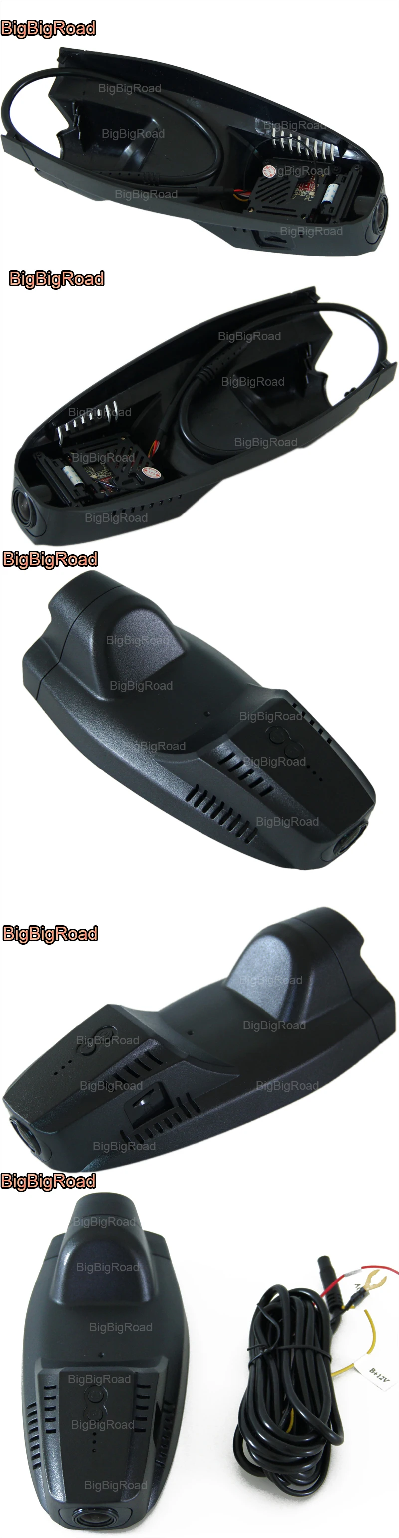 BigBigRoad For Ford Escape Kuga 2015 2017 Car wifi DVR Video Recorder Hidden installation Novatek 96655 dash cam black box (9)