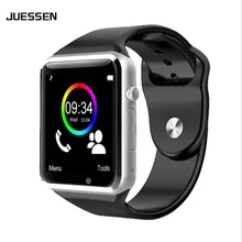

Juessen A1 Smart Watch Clock Sync Notifier Support SIM TF Card Connectivity Apple iphone Android Phone Smartwatch