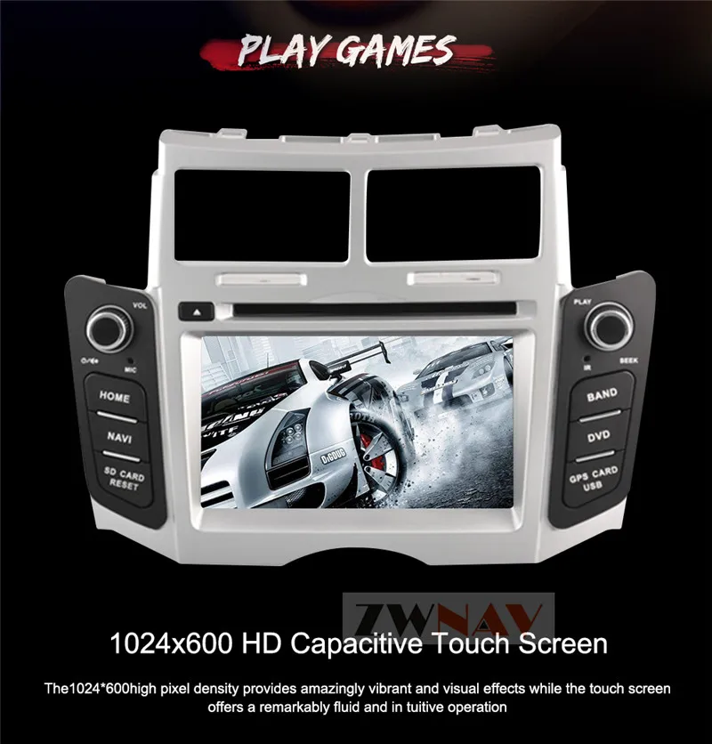 Best Android 8.0 8 Core RAM 4GB ROM 32GB Car Screen Radio For Toyota Yaris 2005-2011 Black Car DVD Player GPS Navigation Doble DIN 3