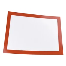 Коврик для выпечки легко чистится Кухня Многоразовые хлеб Нескользящие пищевые печенья антипригарное силиконовые подушечки термостойкие домашние квадратные нетоксичные