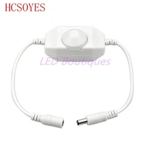 DC 12 V Мини светодиодный регулятор яркости Диммер контроллер одного цвета для 3528 5050 5630 одноцветный светодиодный свет