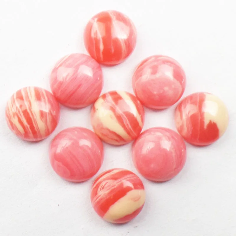 (10 шт./лот) Sardonyx Агаты круглые кабошоны для кабин 6x3.5/8x3.5/10x4 5 мм модные ювелирные