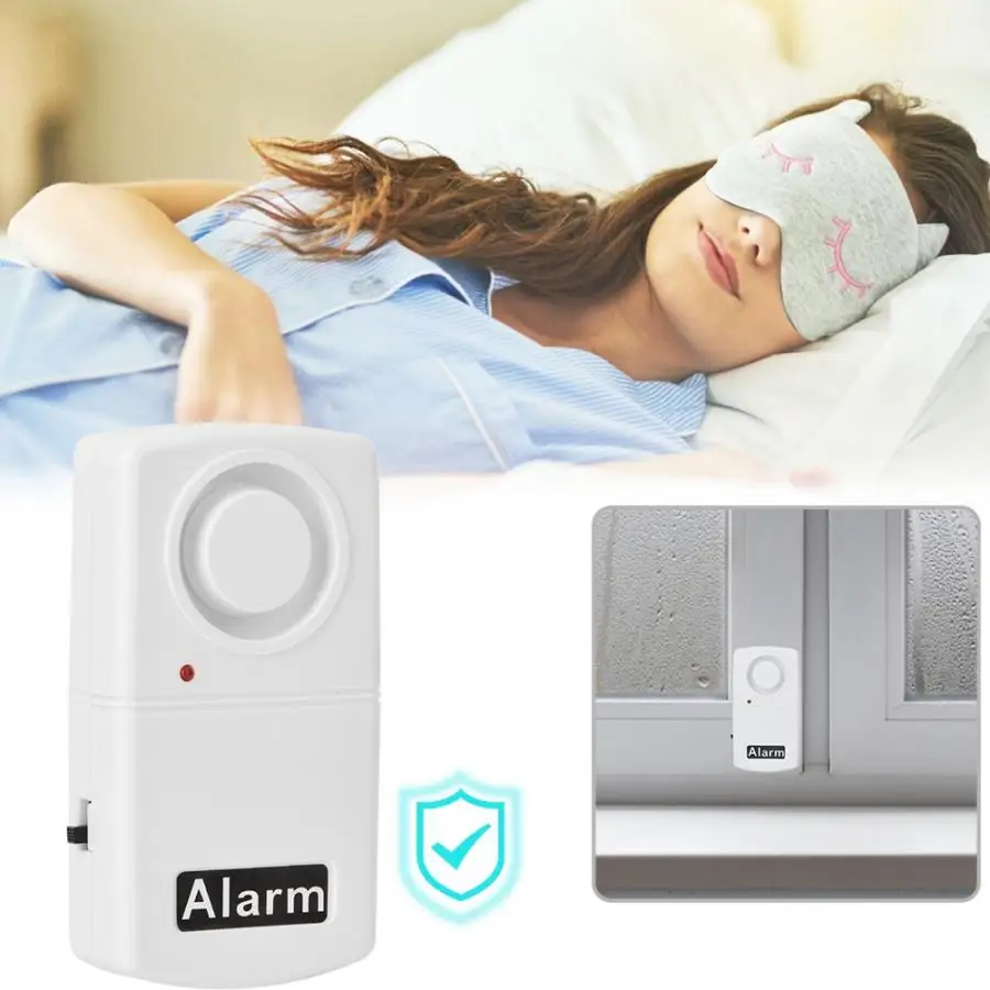 

120dB Wireless Door Window Burglar Security Vibrate Alarm Sensor Can be Easily Installed on doors or . Hot