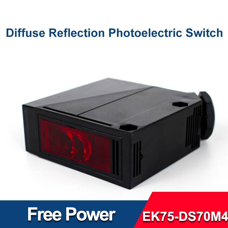 

EK75-DS70M4 NPN Connections automatic light photoelectric switch Detect Sensor Diffuse Quality guaranteed