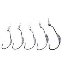 Рыболовные кривошипно-колючие свинцовые офсетные приманки Крючки мягкие приманки шпильки снасти Аксессуары Набор Горячая Распродажа