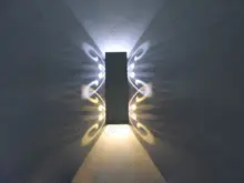Up/Down 2W LED Wall Sconce Light Dimmable/Not Indoor Butterfly Lamp Porch Disco Exhibition Canteen Silver Shell