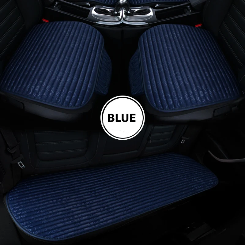 

KKYSYELVA 6 Colors Auto Car Seat Cover universal Front Rear seat cushion Covers Interior Accessories