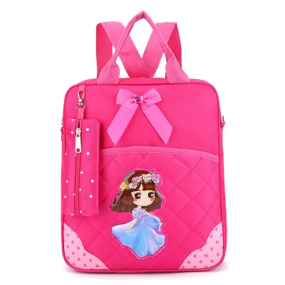 

New fashion cartoon girl boys double shoulders simple multi-function backpack