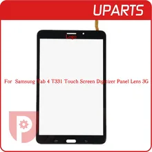 Top Quality For Samsung Galaxy Tab 4 8.0 T331 3G Wifi Version Black White Touch Screen Glass Free Shipping+tracking number