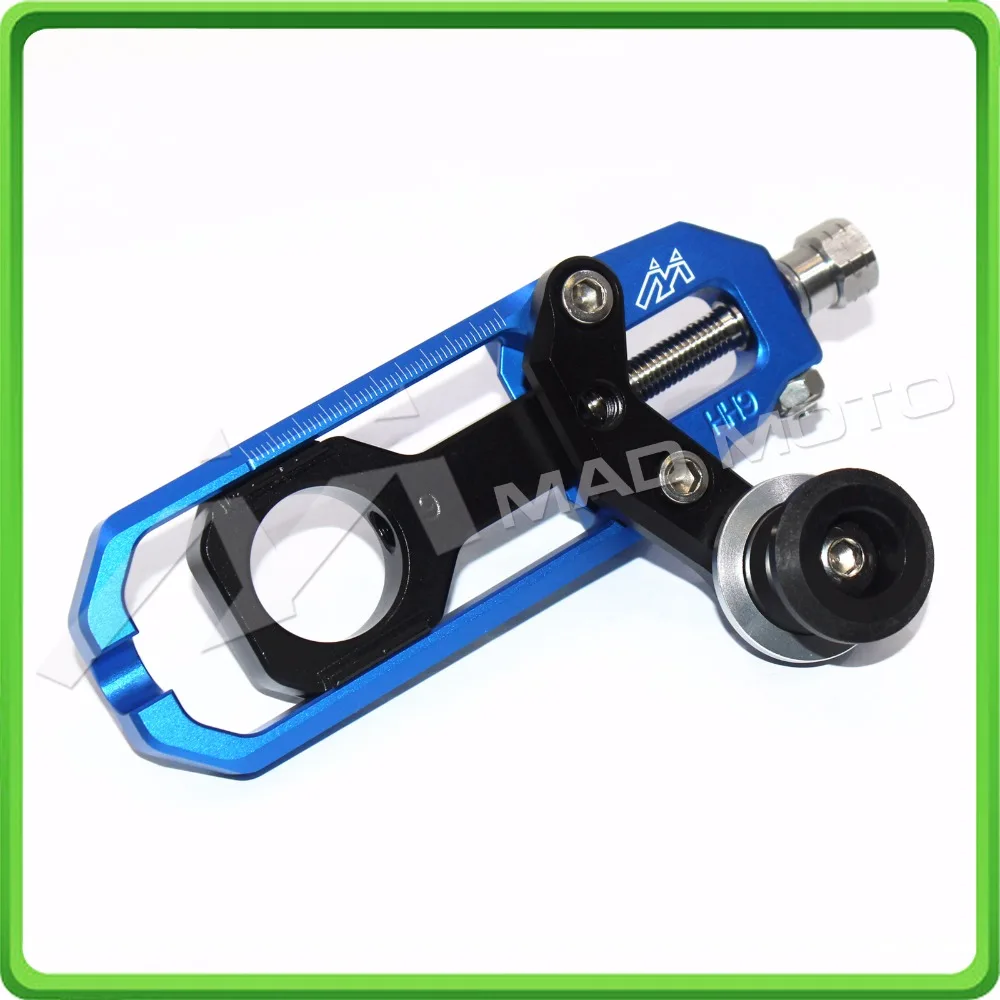 Motorcycle Chain Tensioner Adjuster with spool fit for Honda CBR600RR 2005 2006 2007 2008 2009 2010 CBR 600 RR Blue & Black (11)
