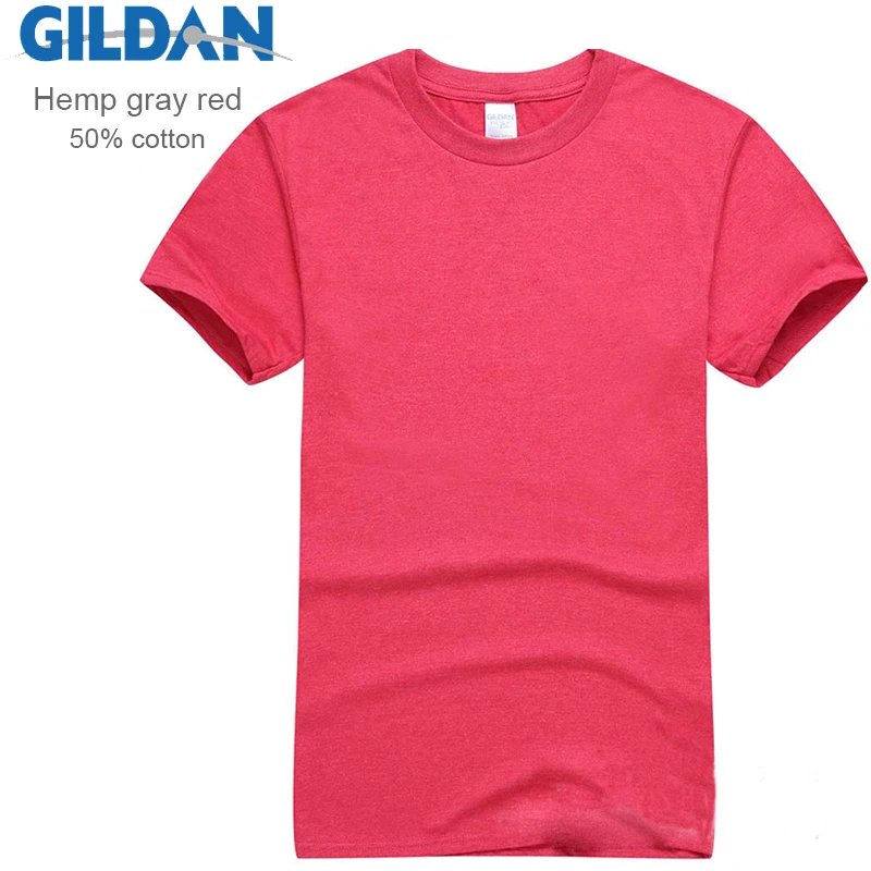 Gildan Brand Men Clothing Men Short Sleeve T Shirt Summer Casual Blank Tee Shirt Comfortable Soft Male Tops Tees Free Shipping